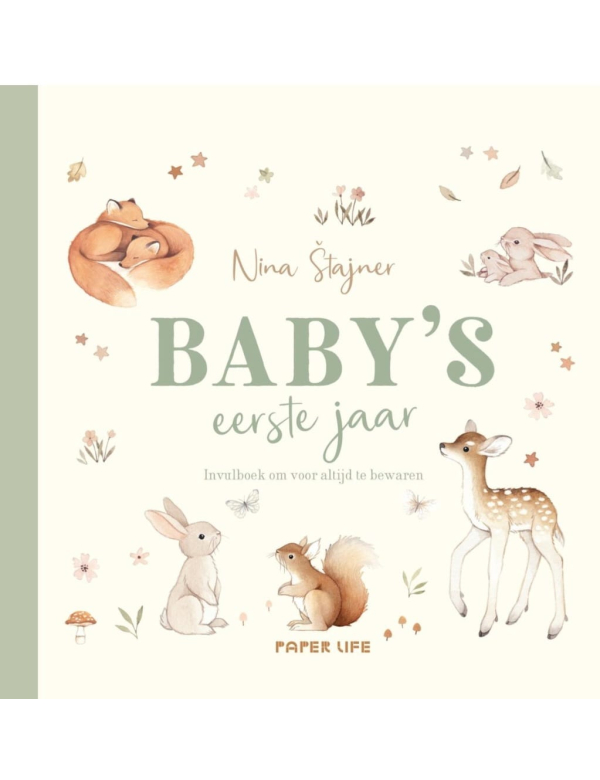 Babyboek dieren: baby's eerste jaar