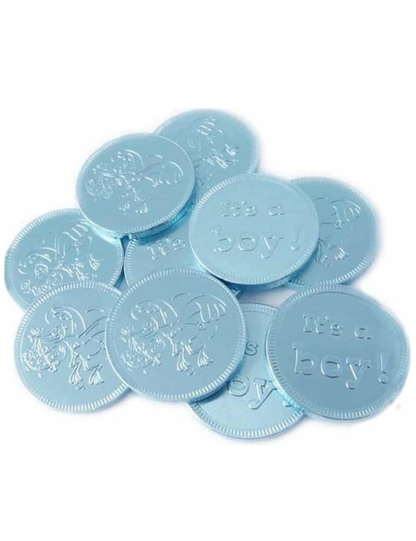 chocolade munten it's a boy (500 gram) chocolade munten it's a boy (500 gram)
