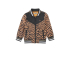 DJ Dutchjeans  bomberjack met zebraprint bruin/zwart