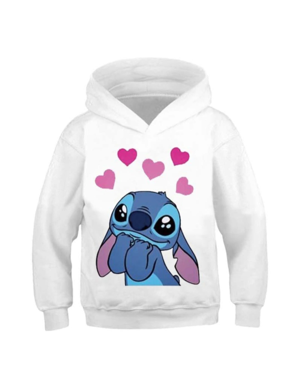 Stitch hoodie - wit