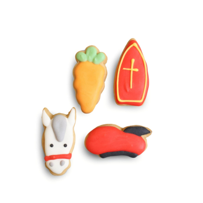 Ambachtelijke koekjes gekleurd (per stuk)