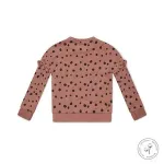 Koko Noko meisjes sweater Nova oudroze stippen