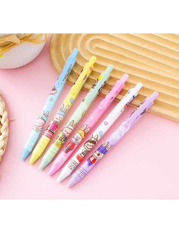 Labubu balpennen (set van 6)