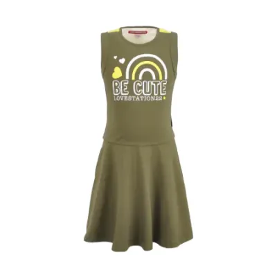 Lovestation22 jurk Eloise olive green