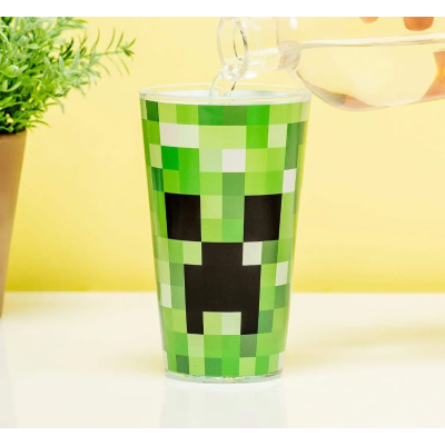 Minecraft creeper glas