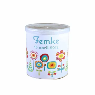 Pringles gezouten chips - bloemen retro (40 gram)