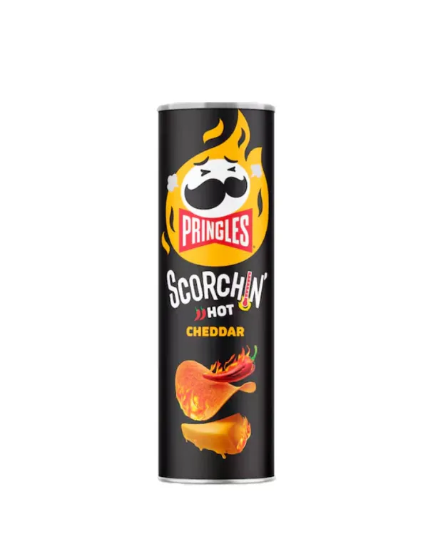 Pringles Scorchin' Cheddar