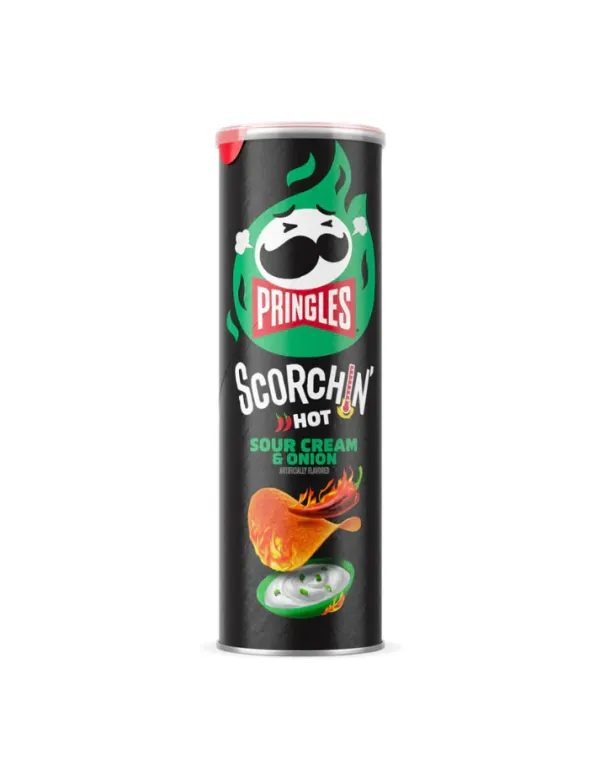 Pringles Scorchin' Hot Sour Cream & Onion