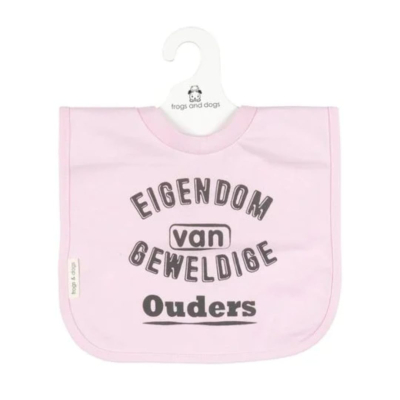 Slabbetje roos: Eigendom van geweldige ouders