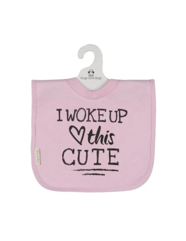 Slabbetje roos: I woke up this cute