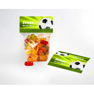snoepzakje voetbal (gevuld met snoep naar keuze)