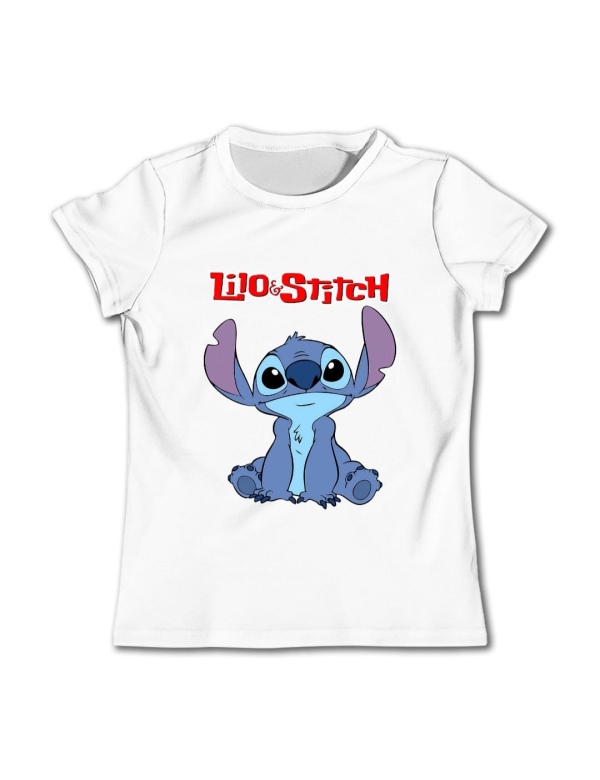 stitch t-shirt - wit (model 1)