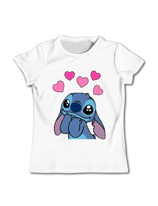 stitch t-shirt - wit (model 3)