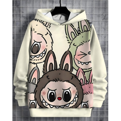 Labubu hoodie lichtgroen