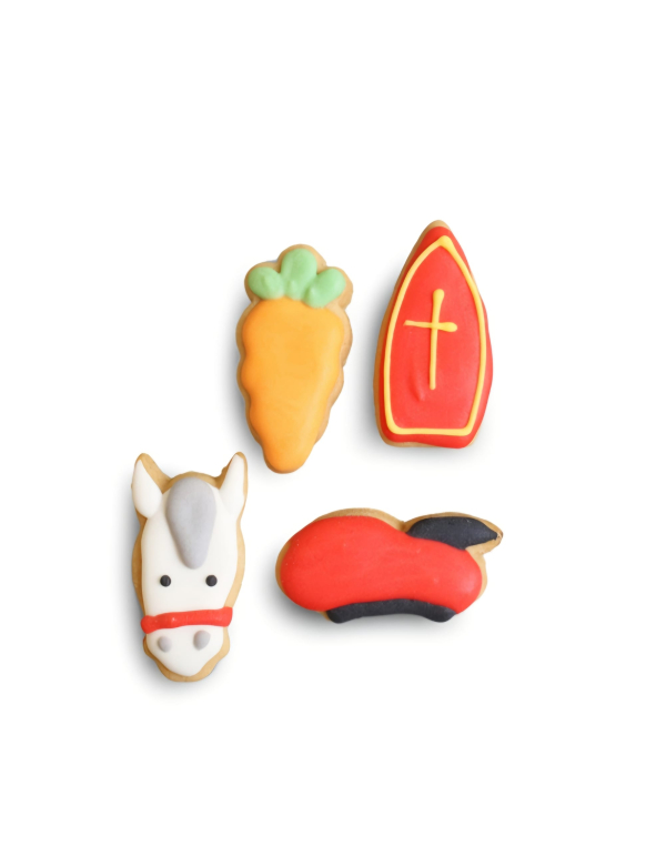 Ambachtelijke koekjes gekleurd (per stuk)