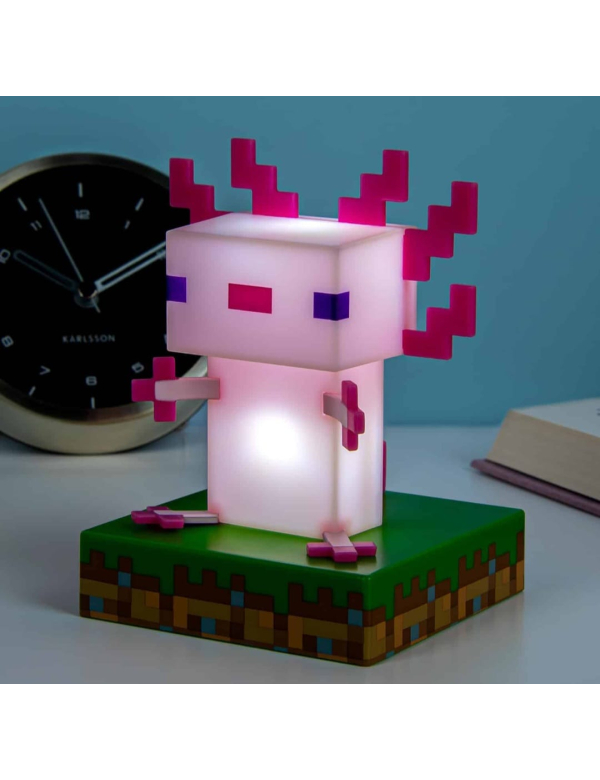 Minecraft Axolotl lamp