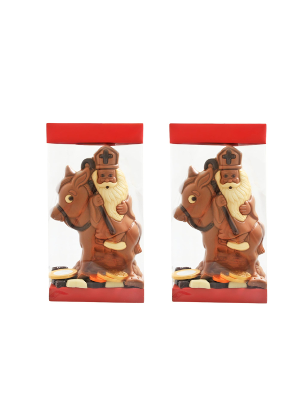 Sint met paard 18 cm