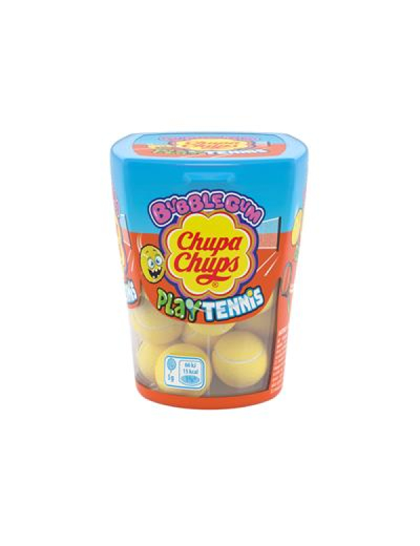 Chupa Chups fun bubblegum - play tennis Chupa Chups fun bubblegum - play tennis